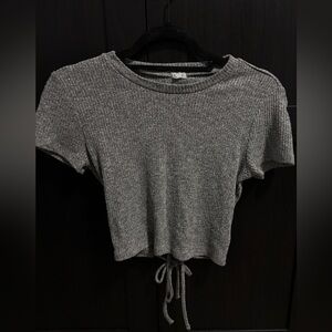 Garage open back women’s cropped top
